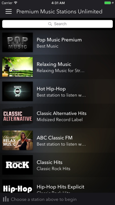 Premium Music Stations screenshot 4