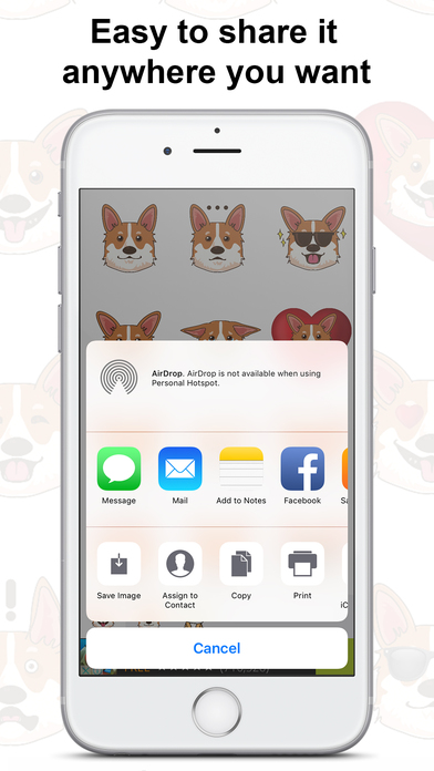CorgiMoj - Corgi Emoji & Stickers screenshot 3