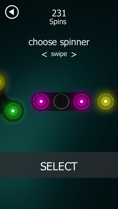 Finger Fidget Spinner - Laser Light Mindbliss screenshot 3