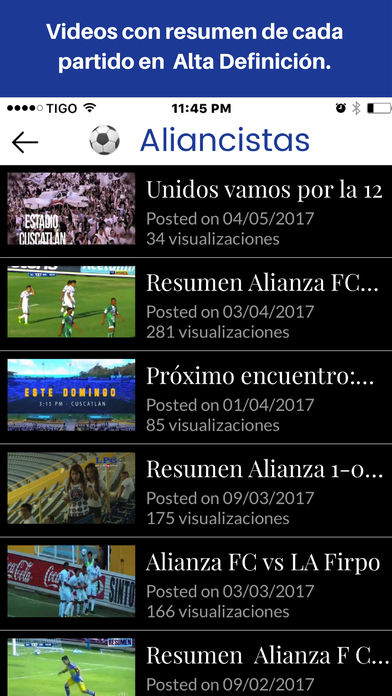 Aliancistas - Alianza Futbol de El Salvador screenshot 3