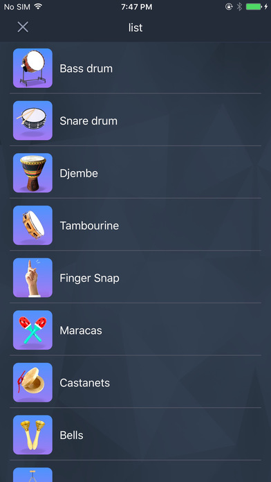 Instrument Band -Simulate Instrument Sound screenshot 4