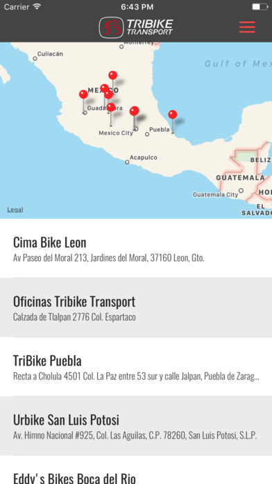 TriBike Transport App screenshot 4