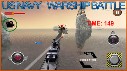 Navy Warship Gunner Fleet - WW2 War Ship Simulator screenshot 4