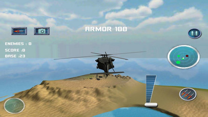 Helicopter Gunship Combat Fire Lands screenshot 3