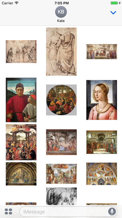 Domenico Ghirlandaio Artworks Stickers screenshot 4