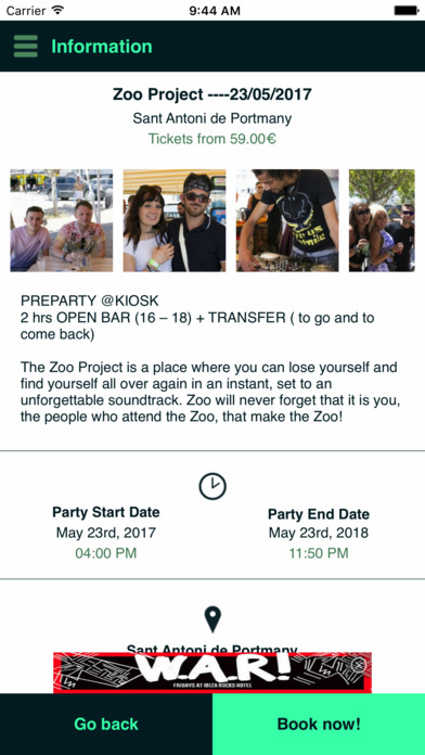 Ibiza Party Hub screenshot 4