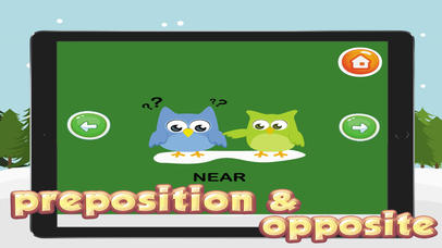 Preposition & Opposite Words Vocabulary For Kids screenshot 3
