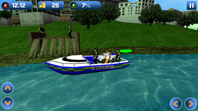 Power Boat Transporter: Police - Pro screenshot 4