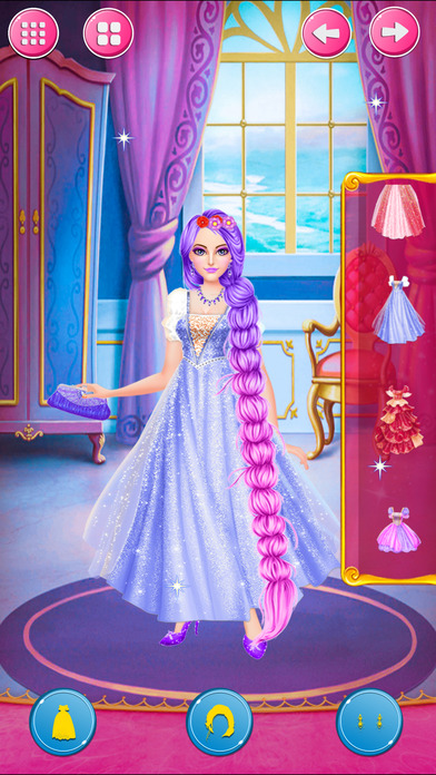 Long Hair Princess Makeover - Spa Salon screenshot 4