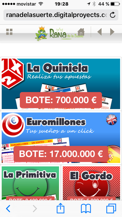 Lotería la Rana de la Suerte screenshot 2
