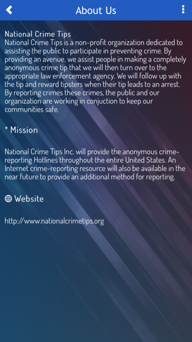 National Crime Tips screenshot 2