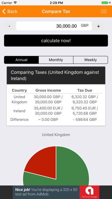 World Tax Calculator screenshot 4