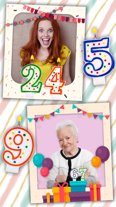 Birthday photo frames and stickers – Pro screenshot 4