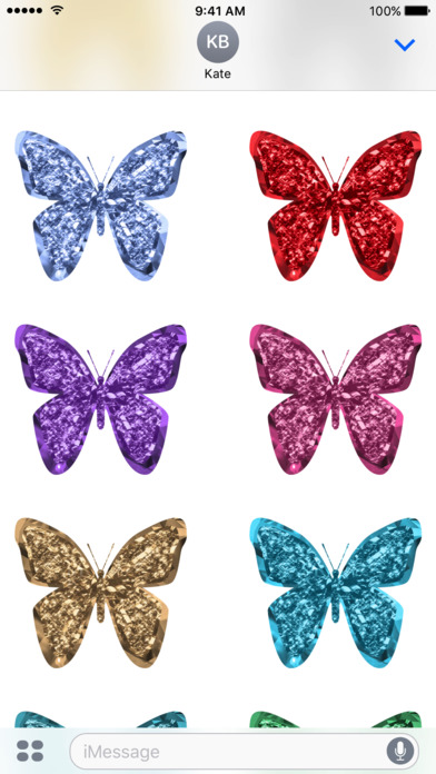 Glitter Butterflies screenshot 2
