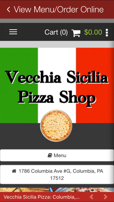 Vecchia Sicilia Pizza screenshot 4