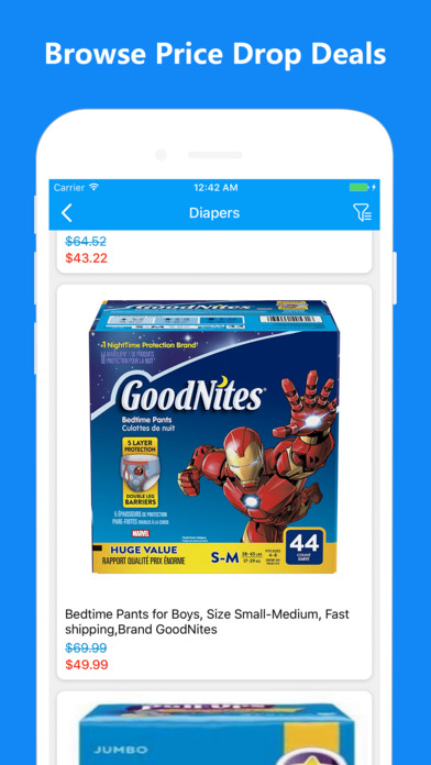 Price Drop Alerts App for Walmart Grocery screenshot 2