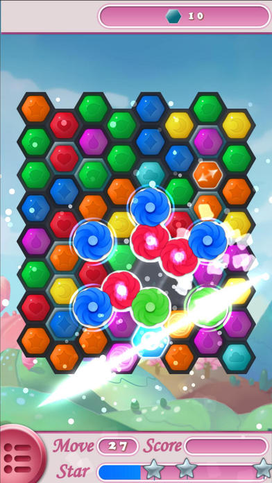 Hexa Mania 2017 - Flower Puzzle Game screenshot 2