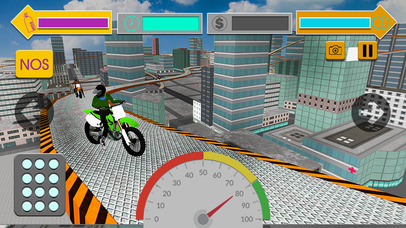 city rooftop stunt-s: bike rider screenshot 4