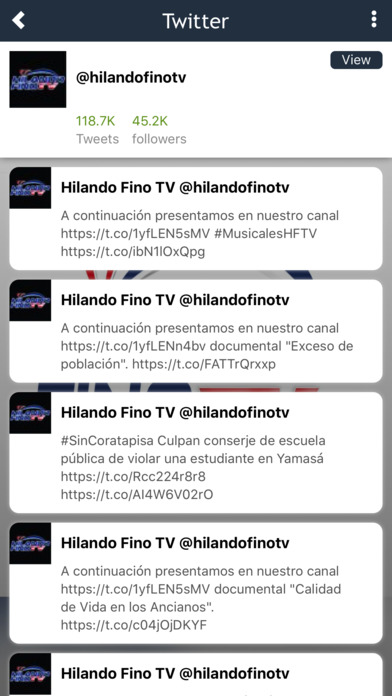 Hilando Fino TV screenshot 3