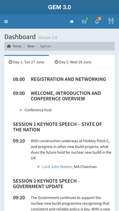 Nuclear New Build 2017 Event App screenshot 2