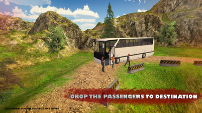 OffRoad Tourist Coach Bus Simulator-Hill Driver 17 screenshot 2