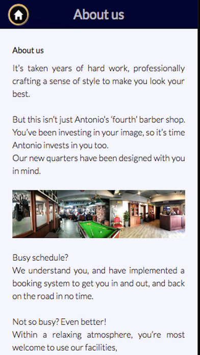 Antonio's Barber Shop screenshot 2