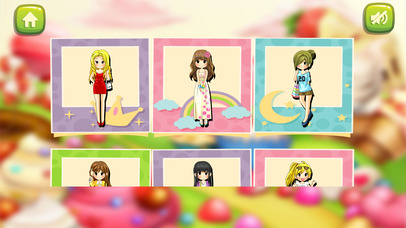 girls cartoon puzzles game of lifelong learning screenshot 2