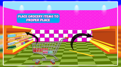 My Town Supermarket Decorate & Repair Game screenshot 3