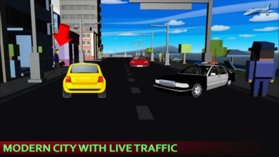 Insane Car Taxi Drive 3D screenshot 2