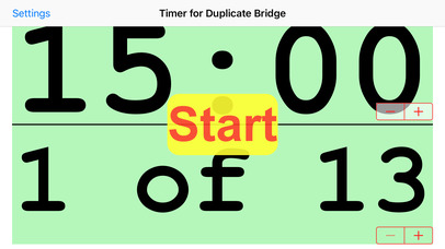 Timer for Duplicate Bridge screenshot 2