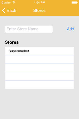 e-Shopping List screenshot 3