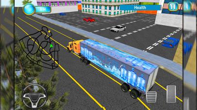 Mineral Water Transporter - Truck Drive Simulator screenshot 4