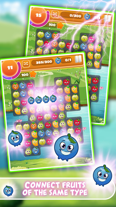 Fruit Flash Frenzy - Match 4 Puzzle Game screenshot 2