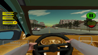 Endless Racing In Car Road Drive 3D screenshot 2