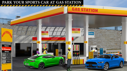 Gas Station Car Parking Sim 3D screenshot 2