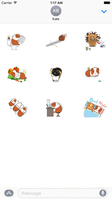 Adorable Hamster Sticker screenshot 3
