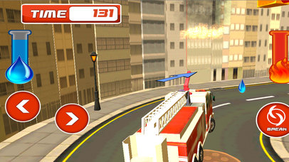 City Fire Fighter Rescue Truck Sim screenshot 2