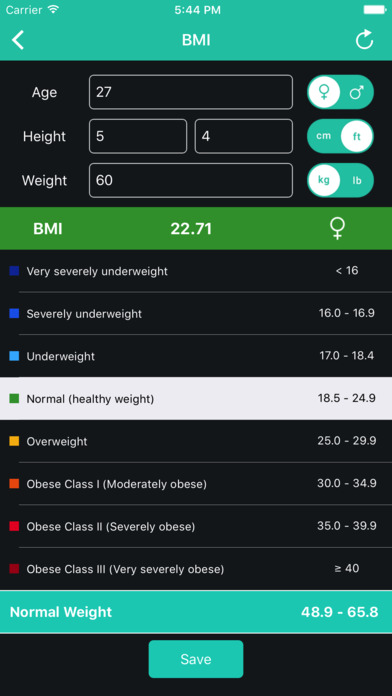 BMI Calculator PRO - Weight Loss & BMR Calculator screenshot 2