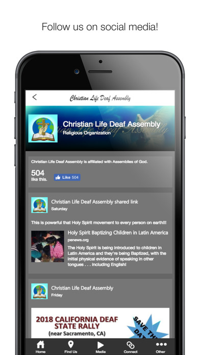 Christian Life Deaf Assembly screenshot 2