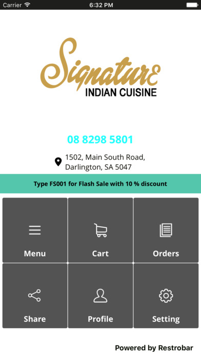Signature Indian cuisine screenshot 2