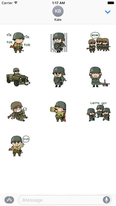 Life of Soldiers Sticker screenshot 3