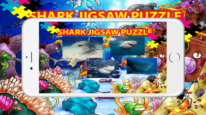 Shark Fish Jigsaw Puzzle Game For Kids screenshot 2