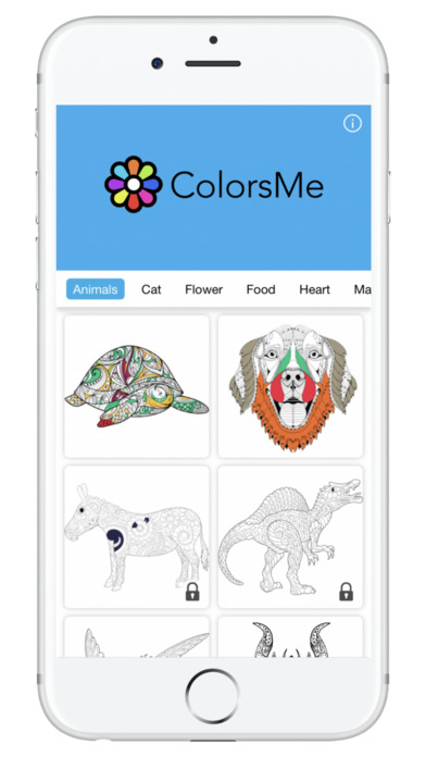 ColorsMe - Coloring Book for Adults screenshot 2