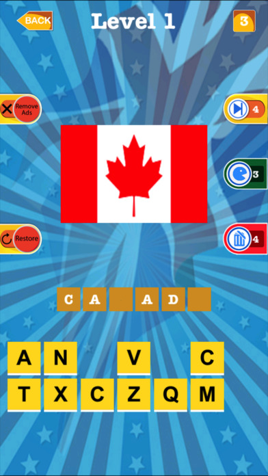 Flag Day Fun With Flags - Country Trivia Quiz Game screenshot 3