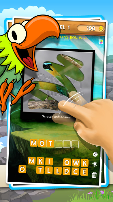 Bird Photo Scratch & Quiz Games screenshot 2