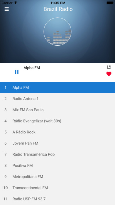 Brazil Radio Station Player - Live Streaming screenshot 2