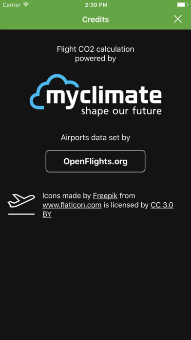 Flight CO2 Calculator - Protect the Climate screenshot 3