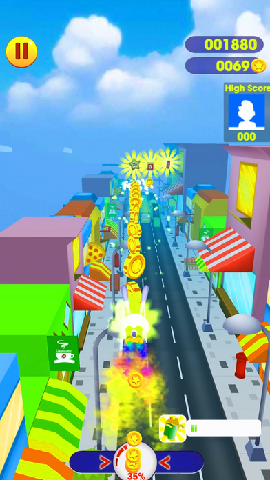 3D Flying Saucer UFO Racing in Highway Games screenshot 4