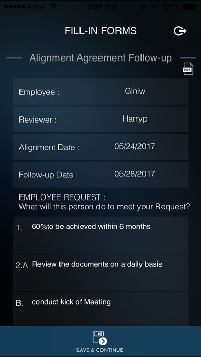 Hybrid Management Job Performance Review System screenshot 4