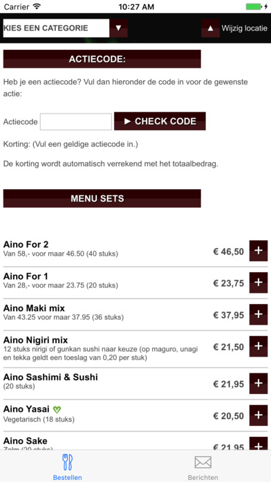 Sushi Aino (Den Haag) screenshot 2